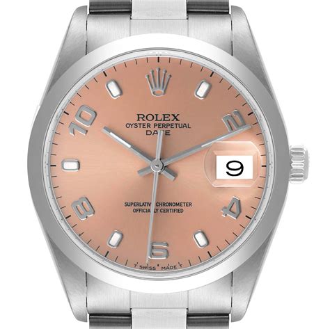 rolex date salmon|rolex oyster watch.